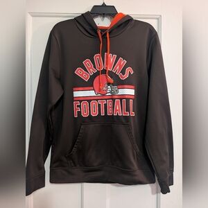 NFL Team Apparel Browns Football Sweatshirt Size Medium